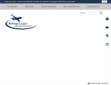 Tablet Screenshot of flybillings.com